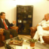 El Alcalde de Chipiona se reúne con el Almirante Jefe de la Base Naval de Rota