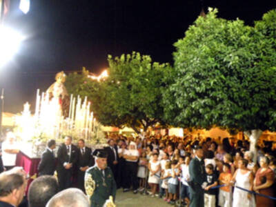 La Fe Mariana de todo un pueblo con su Patrona la virgen de los Dolores de Rinconada (Sevilla)