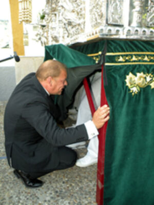 Salida extraordinaria de María Stma .de la Salud, como clausura del L Aniversario Fundacional