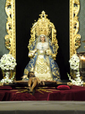 Besamano y Besapies de la Virgen de las Angustias de Alcalá del Río