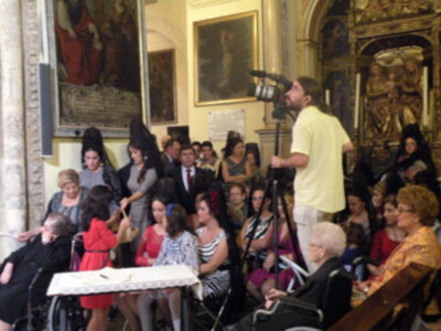  Galeria de la Solemne Función Eucarística, donde se procedió a la imposición del Fajín del Rey Juan Carlos I, a la Soledad de Alcalá del Río.