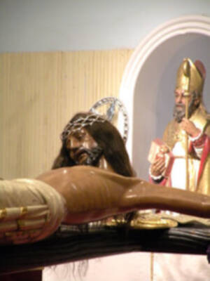Solemne Función Eucarística con el Cristo de San Agustín en Santa Clara.