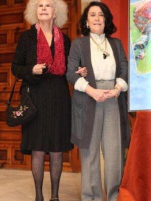 La Duquesa de Alba acudió a la presentación del cartel anunciador del Rastrillo