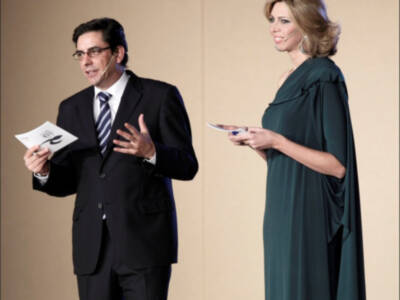 Marina Bernal y Valentin Garcia presentan Miss Sevilla con María José Suárez, Raquel Revuelta y Elisabeth Reyes, trío de Miss España