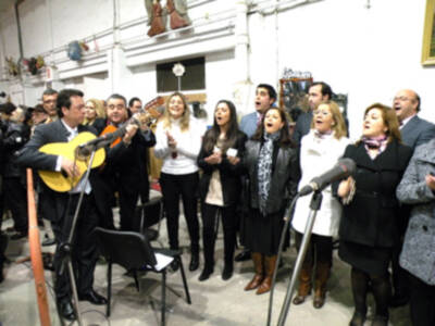 Acto de entronización de la Imagen del Niño Jesús en la carroza del nacimiento de la cabalgata 2012