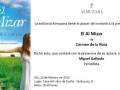 Presentación del libro "El Al Mizar" de Carmen de la Rosa, en la Casa del Libro de Sevilla. Invitado: Miguel Gallardo (periodista). Día: 13 de Febrero de 2012. Hora: 15:30 horas. Lugar: Casa del Libro de Sevilla - Velázquez, 8.