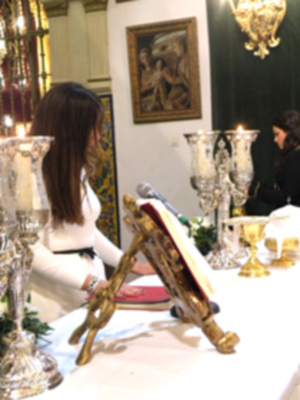 Jura del grupo joven de la, Antigua Hermandad de la vera-cruz de Alcalá del Río.