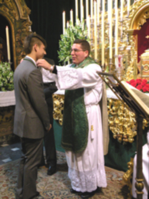 Jura del grupo joven de la, Antigua Hermandad de la vera-cruz de Alcalá del Río.