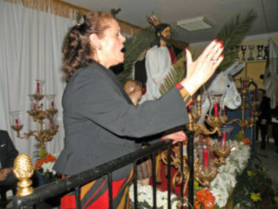 . X Exaltación de la saeta en la Asociación de vecino El Pueblo