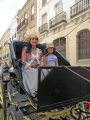 XXVII Exhibición de enganche en la Real Maestranza de Caballería de la feria de Abril.