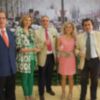 Marina Bernal junto a Mercedes Vazquez en UNA Television en la Feria de Jerez