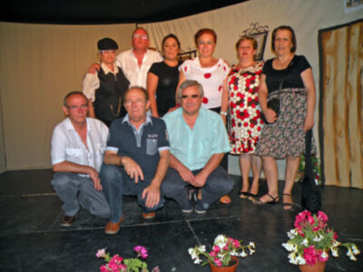 El grupo de teatro volver a empezar, puso el broche de oro de fin decurso del colegio de mayores Ceper del Polígono Norte  de Sevilla.