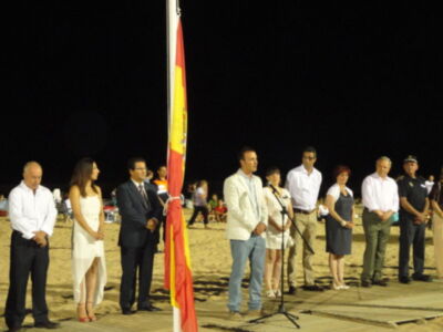 El pasado sábado se inauguró la temporada de playas coincidiendo con la Hoguera de San Juan(Chipiona)