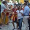 Jesús Navas, recibido como un héroe en su pueblo, Los Palacios