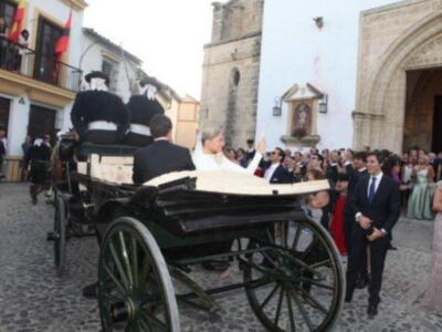 Boda en Jerez de Mercedes Bohorquez Domecq con Bruno Oliver Bultó