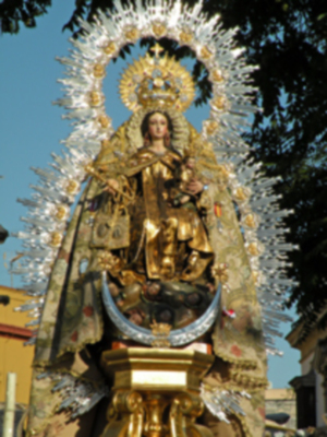 Procesión marinera de la virgen del Carmen de Calatrava.