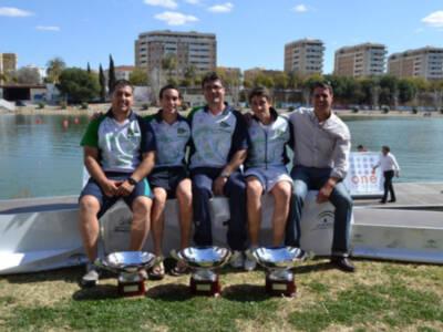 El Club Náutico Sevilla, campeón de la Liga Nacional de pista olímpica de piragüismo