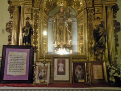 Provincia.Museo de los enseres de la Hermandad de Jesús Nazareno en la Iglesia Parroquial de Alcalá del Río.