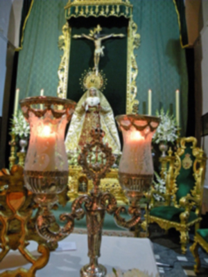 Provincia. Antonio Rendón.Solemne Función conmemorativa del XLI Aniversario de la Coronación Canoníca de la Virgen de las Angustias de Alcalá del Río.