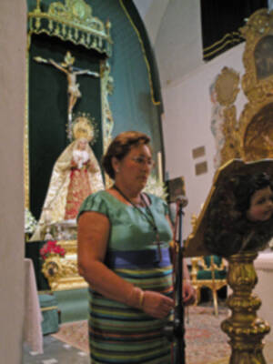 Provincia. Antonio Rendón.Solemne Función conmemorativa del XLI Aniversario de la Coronación Canoníca de la Virgen de las Angustias de Alcalá del Río.
