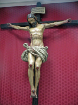 Sevilla. Bendición e inauguración del estudio de escultura de Manuel  Mazueco García.