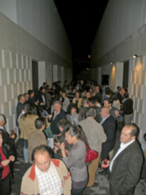 Sevilla. Bendición e inauguración del estudio de escultura de Manuel  Mazueco García.