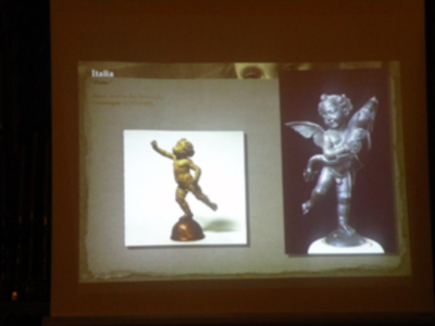 Provincia. Benjamín Domínguez, diserto una ponencia sobre el arte de la imaginería del Dulce nombres de Jesús, en la corporación del Nazareno de Alcalá del Río.