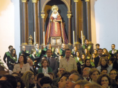 Provincia. Misa de difuntos  en la Hermandad de la vera-cruz de Alcalá del Río