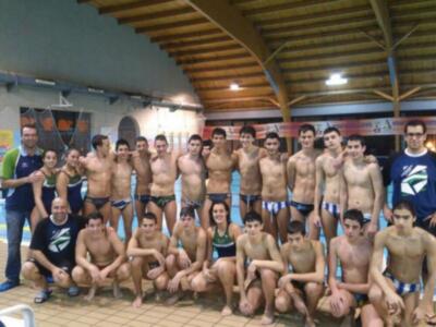 El seleccionador nacional itinerante de waterpolo, en Dos Hermanas