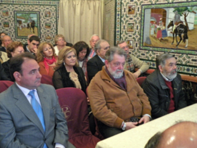 Sevilla. La tertulia Cruz de Carey, presento su anual cartel cofrade 2013