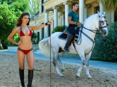 Irina Shayk, la novia de Cristiano Ronaldo, conquista Sevilla para el calendario de Sports Illustrated