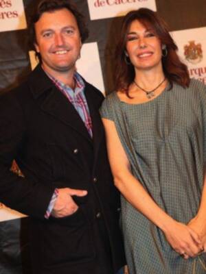 Marina Danko con su novio Manuel Blanco en SIMOF