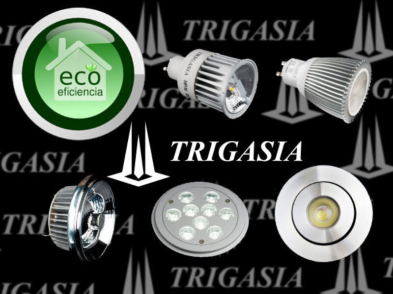 Lámparas LED eficientes y sostenibles de Trigasasia, diseñadas para ahorrar energía y mejorar la eficiencia energética en hogares y negocios.