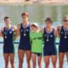 Siete medallas, recompensa del Náutico Sevilla en el Campeonato de Andalucía de yolas
