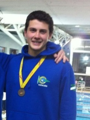Antonio Contreras, campeón de Andalucía de larga distancia en piscina corta