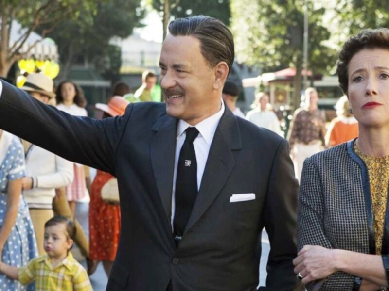 Tom Hanks and Emma Thompson in a scene from the movie 'Saving Mr. Banks'.