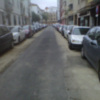 Calle Miño en estado de abandono.