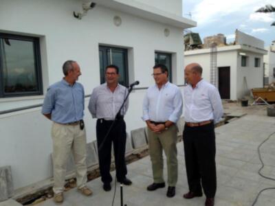 Ayuntamiento y Diputación ultiman los trabajos de ampliación y mejora en el cuartel de la Guardia Civil(Chipiona) 