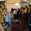 Sevilla.Desfile de modelos de pret a porter en la velá de la Hermandad de Jesús Despojado.