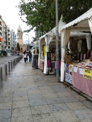 Mercadillo de La Encarnación en Sevilla.