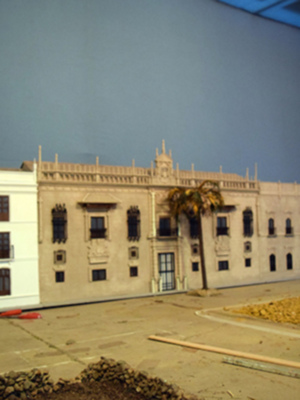 Sevilla.  El Palacio del Duque de Medina Sidonia, el Colegio de Alfonso X el Sabio y el palacio de Miguel Sánchez-Dalp en el Belén de la Solaridad 