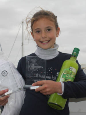 Podio sevillano en la II Regata Ciudad de El Puerto de la clase Optimist
