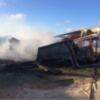 Bomberos del parque de Sanlúcar sofocan un incendio en el chiringuito El Camaleón 1