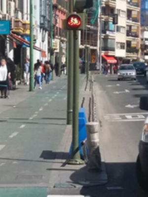 Semáforos para el carril bici