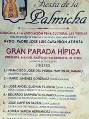 La Hermandad del Pinar homenajea este domingo en la Fiesta de la Palmicha a la peña Las yeguas
