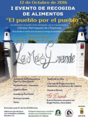 El evento solidario “El pueblo por el pueblo” se aplaza al domingo ante la previsión de lluvia