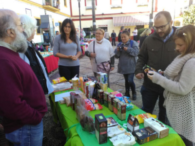 Comercio justo en Chipiona a cargo de la ong Oxfam Intermón