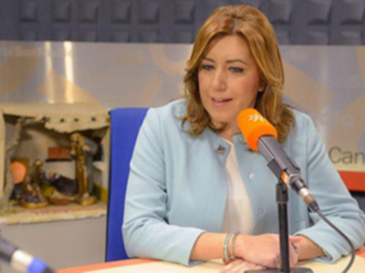 Canal Sur retransmite el mensaje de fin de año de la presidenta Susana Díaz