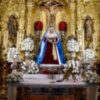 La Virgen de las Angustias de Alcalá del Río anuncia el cambio litúrgico.