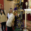 Así ha brillado en Alcalá del Río el Besamanos de Jesús el Nazareno.